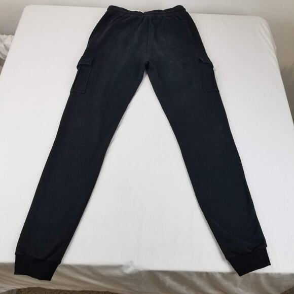 2Tall Pants Mens Large Tall 36 inseam Black Joggers Cargo Hugo Slim Drawstring - Picture 6 of 15